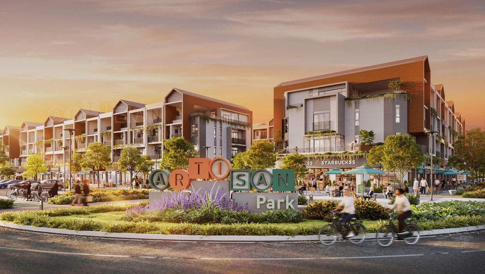 Phối cảnh dự án nhà phố tại TPM Bình Dương của Gamuda Land. Ảnh: Gamuda Land.