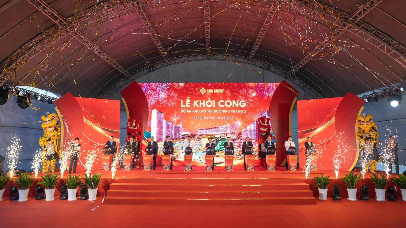 Lễ khởi công Dự án Blanca City tại TP Vũng Tàu, hứa hẹn tạo nên biểu tượng mới cho thành phố biển.